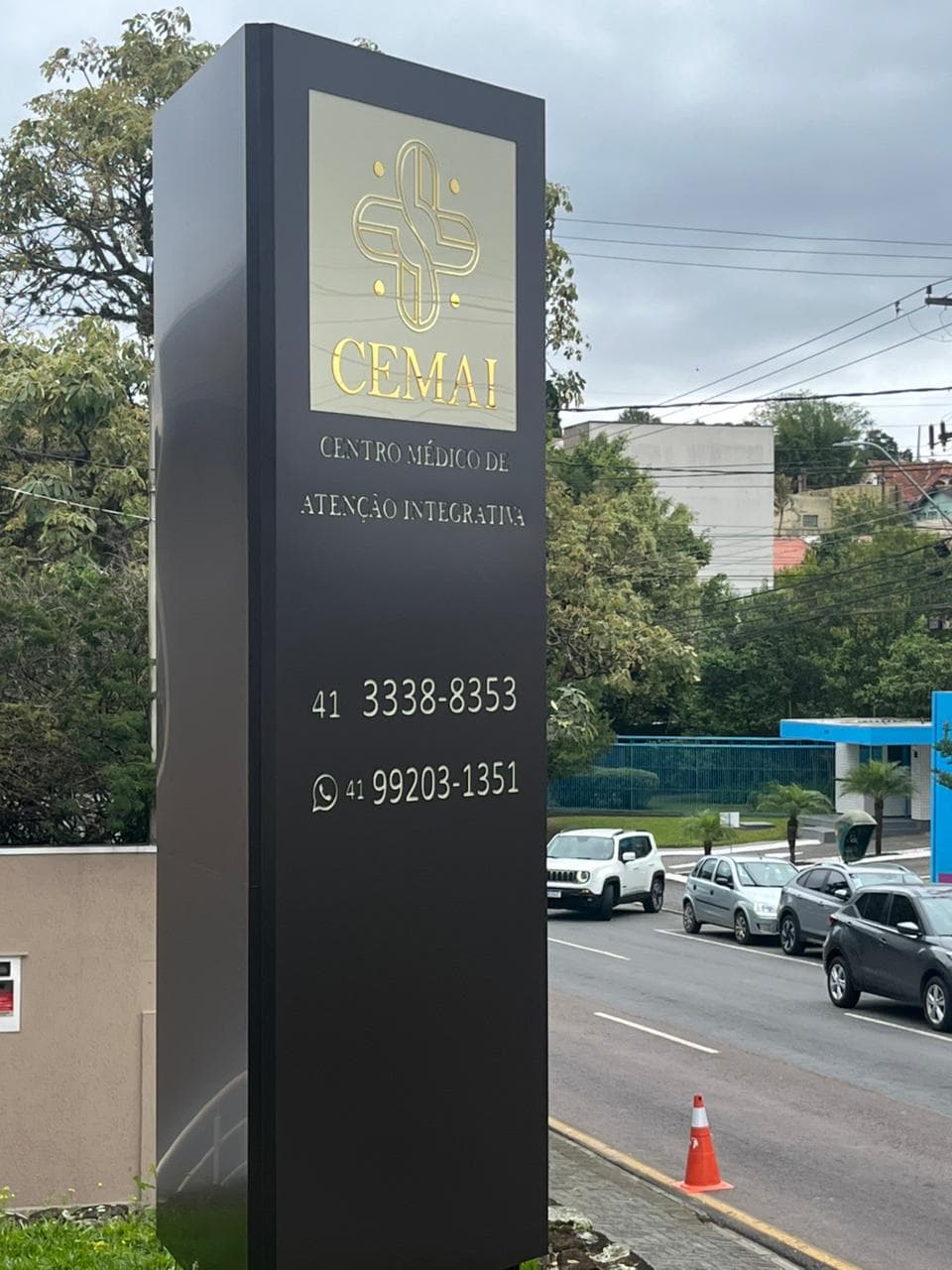 Fachada da clínica