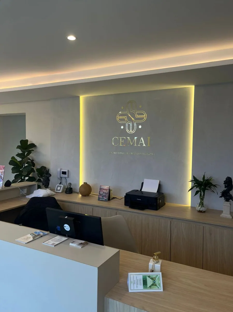 Recepção do CEMAI — Centro Médico de Atenção Integrativa